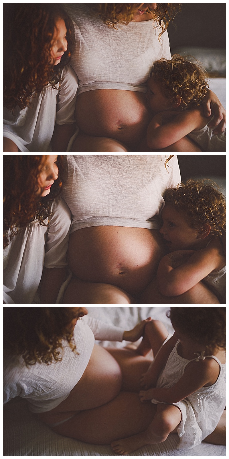 True lifestyle in home maternity session Orange County Photographer Madeleine JL